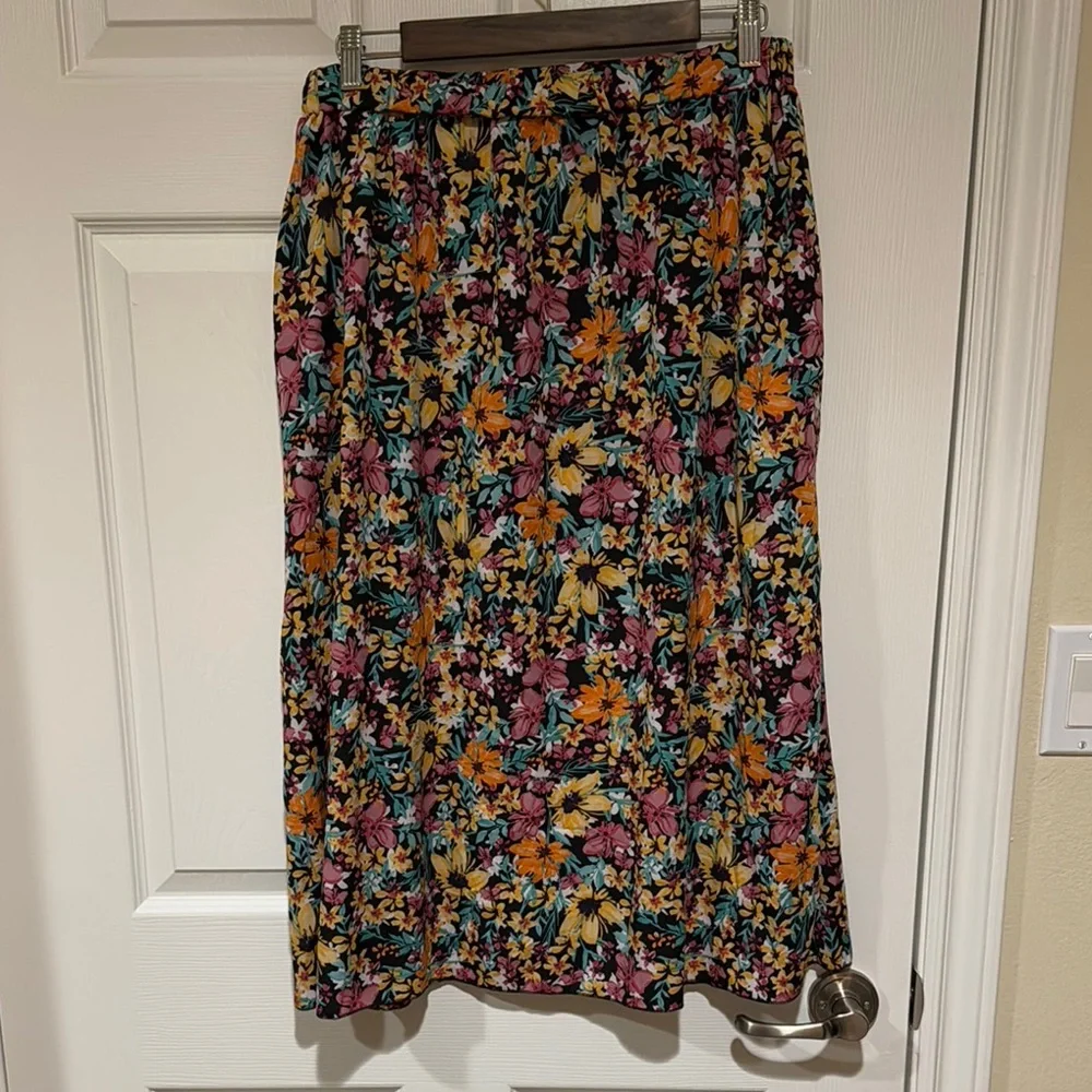 SHEIN Floral Maxi Skirt for Casual Wear